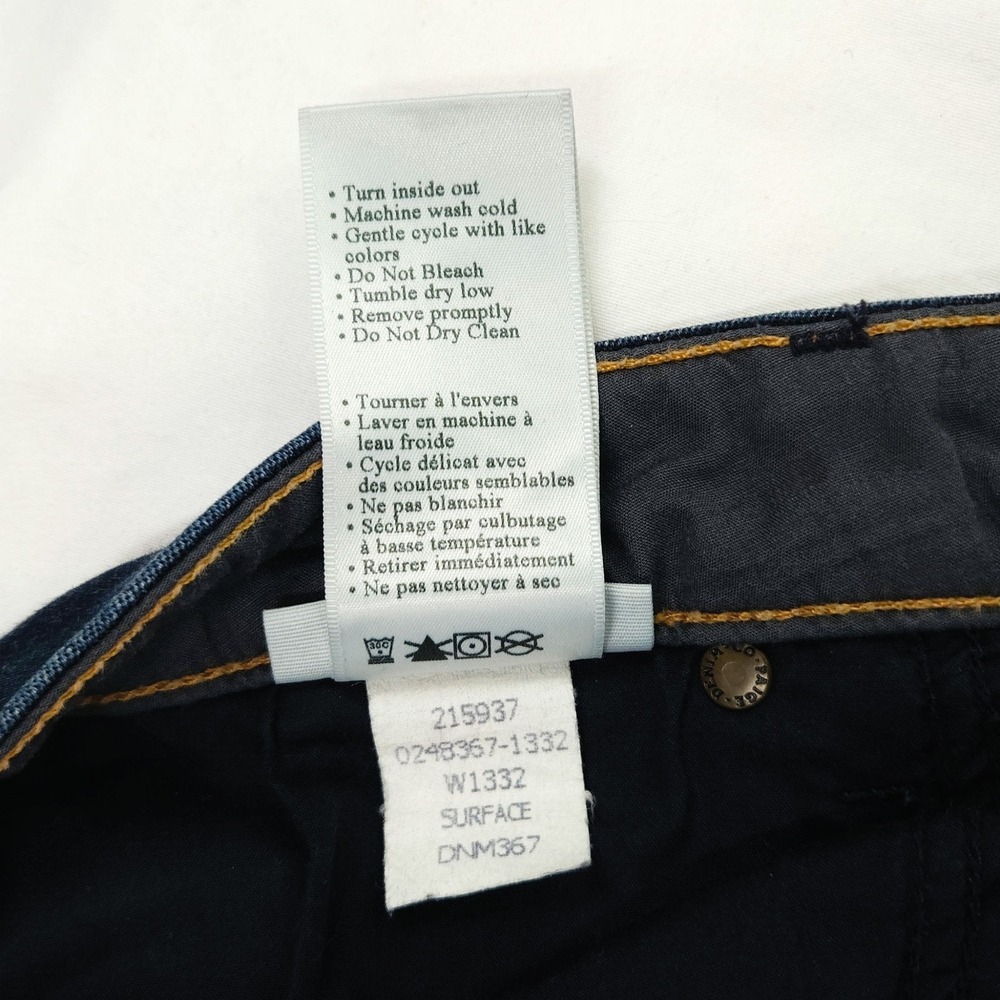 Paige Skyline Skinny Jeans Mid Rise Surface Dark Wash‎ Ankle Crop Stretch 30 - Picture 8 of 10
